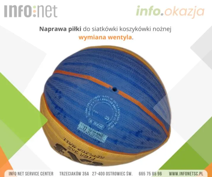 Naprawa piłek nożnych