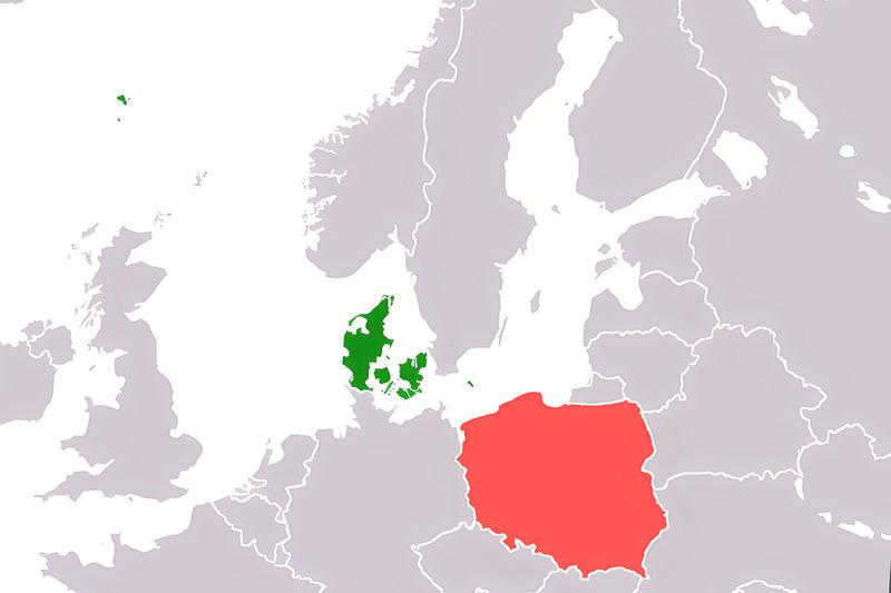 Polska Dania mecz